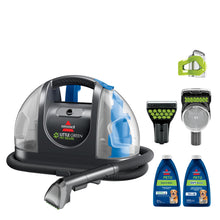 Load image into Gallery viewer, Bissell Little Green Pet Deluxe Portable Carpet Cleaner and Car/Auto Detailer, 3353, Gray/Blue
