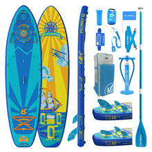 Load image into Gallery viewer, iTAOSTAR J06A 35&quot; Extra Wide Paddle Board for Better Balance, Inflatable Stand Up Paddle Board with Premium SUP Accessories, Inflatable Paddle Boards for Adults/Youth of All Skill Levels
