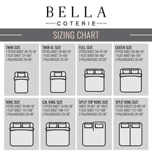 Load image into Gallery viewer, Bella Coterie Luxury Bamboo Viscose Queen Size Sheet Set | 100% Organically Grown | Ultra Soft | Cooling for Hot Sleepers | 18" Deep Pocket [White]
