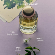 Load image into Gallery viewer, RANAVAT Ethereal Frequency Eau de Parfum - Floral Vanilla Long-Lasting Perfume with Jasmine Absolute, Blackcurrant + Warm Amber - Soft, Airy Body Mist - Vegan, No Phthalate Body + Hair Perfume (50 ML)
