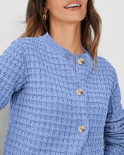 Load image into Gallery viewer, PRETTYGARDEN Women's Knit Cardigan Sweaters Casual Long Sleeve Open Front Button Down Trendy Jackets Outerwear (Light Blue,XX-Large)
