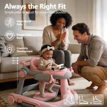 Load image into Gallery viewer, Kinder King 8-in-1 Baby Walker with Music &amp; Lights, 3 Level Height Adjust
