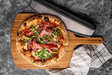 Load image into Gallery viewer, Ooni 12” Bamboo Wood Pizza Peel –12 Inch Pizza Spatula Paddle, Wooden Pizza Cutting Board, Pizza Oven Accessories
