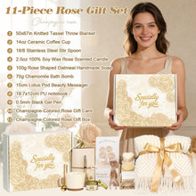 Load image into Gallery viewer, Birthday Gifts for Women Self Care Gift Set for Mom Her Best Friend - Get Well Soon Sympathy Gift basket for Women, Thinking of You Relaxation Gift Appreciation Thank You Spa Gifts Basket for Women
