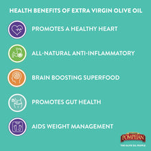 Load image into Gallery viewer, Pompeian Smooth Extra Virgin Olive Oil, First Cold Pressed, Mild and Delicate Flavor, Perfect for Sauteing &amp; Stir-Frying, Naturally Gluten Free, Non-Allergenic, Non-GMO, 68 Fl Oz, Single Bottle
