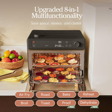 Load image into Gallery viewer, Our Place Wonder Oven Pro | 8-in-1 Digital Air Fryer &amp; Countertop Oven with Basket, Rack, Pan &amp; Tray | 3-Rack, 32 QT Capacity - Air Fry, Toast, Roast, Bake, Reheat, Broil, Proof &amp; Dehydrate | Char
