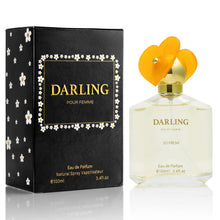 Load image into Gallery viewer, Darling for Women Eau De Parfum- Floral &amp; Woody Fragrance - Top Notes of Gardenia, Violet Petals &amp; Jasmine - Powdery Soft Dry Down of White Woods, Vanilla &amp; Musk as Base - Elegant 100ml Bottle

