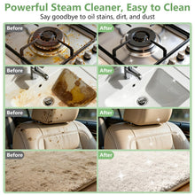 Load image into Gallery viewer, Steam Cleaner, Portable Steamer for Cleaning with 16pcs Accessories, 6-Level Adjustable and 15s Heat-Up, Handheld Steam Cleaner for Home, Tile, Dirt, Grout, Grease, Car Detailing
