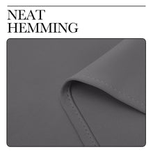 Load image into Gallery viewer, NICETOWN Grey Blackout Curtain Panels for Bedroom, 2 Panels, W29 x L36-inch, Thermal Insulated Grommet Top Blackout Draperies and Drapes for Basement
