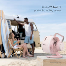 Load image into Gallery viewer, Shark FlexBreeze HydroGo Fan &amp; Travel Bag — Ultra-powerful portable fan with indoor + outdoor evaporative mist. Corded &amp; cordless, White, FA053BRN
