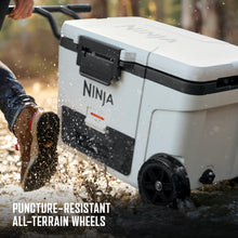 Load image into Gallery viewer, Ninja FrostVault 45QT Cooler with Wheels | Insulated with Temp Dry Storage Drawer | Keeps Ice Cold for Days | for The Beach, Camping, Picnics &amp; More | Daffodil Daze | FB245YL
