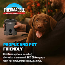 Load image into Gallery viewer, Thermacell Mosquito Repellent Rechargeable Adventure EX-Series EX90; Patio Shield with 9-Hour Battery, Includes 12-Hour Refill, Rubber Armor &amp; Carabiner; Scent Free Bug Spray Alternative
