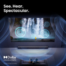 Load image into Gallery viewer, Hisense 85" E7 Cinema Series Hi-QLED Mini-LED 4K UHD Smart Fire TV (85E7SF, 2026 NEW) - Native 144Hz, AI Picture, Dolby Vision IQ · Atmos, FALD, HDR10+ Adaptive, MEMC, Alexa+
