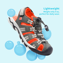 Load image into Gallery viewer, DREAM PAIRS Boys Girls Little Kid 160912-K Navy Olive Green Beige Orange Outdoor Summer Sandals Size 3 M US Little Kid
