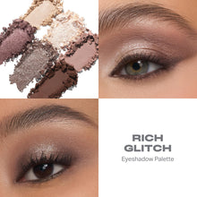 Load image into Gallery viewer, Morphe ChromaPlus 6-Pan Eyeshadow Palette - High Pigment Eye Makeup with Shimmer, Matte &amp; Metallic Eye Shadow - Neutral Eyeshadow Makeup Collection for All-Day Wear - Rich Glitch (0.26 oz)
