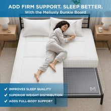 Load image into Gallery viewer, Meliusly Heavy Duty Bunkie Board King Size (76x80) - Non-Slip Breathable Bed Support Board for Slatted Bed Frame, Anti-Sag Under Bed Support, Noise Minimizing Moisture Resistant Bed Board
