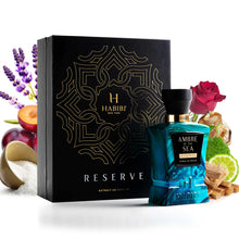 Load image into Gallery viewer, H HABIBI Ambre Of The Sea Extrait De Parfum – Cologne for Men &amp; Perfume for Women, 2.5 oz Long Lasting Unisex Fragrance with Bergamot &amp; Sea Salt, Arabian Scent
