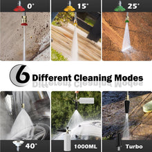 Load image into Gallery viewer, DECOKTOOL 5000PSI Wall Mounted PowerWasher with 4 Quick Connect Nozzles, Foam Cannon for Car, Lane, Patio Cleaning
