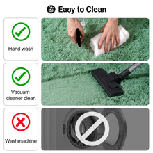 Load image into Gallery viewer, qulint 3x5 Area Rug for Bedroom, Fluffy Sage Green Rug for Living Room Cozy Shag Small Carpet for Nursery, Fuzzy Plush Shaggy Alfombras for Boys and Girls Dorm Home Decor (3ft x 5ft, Sage Green)
