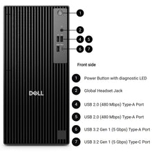 Load image into Gallery viewer, Dell Business Tower Desktop Computer, Next Gen OptiPlex, 14th Gen Intel i5-14500 vPro (14-Core, 5.0GHz), 16GB DDR5, 512GB PCIe SSD, Windows 11 Pro
