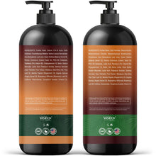 Load image into Gallery viewer, VANIDOX Batana Oil Shampoo and Conditioner Set – Biotin &amp; Niacinamide Infused – Sulfate-Free, Paraben-Free – Moisturizing &amp; Strengthening Hair Care for All Hair Types – 2 x 16 fl oz
