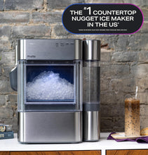 Load image into Gallery viewer, GE Profile Opal 2.0 Ultra Nugget Ice Maker with Side Tank and Scale Inhibiting Filter, Scoop Included, 38 lbs in 24 Hours, Pellet Ice Machine with WiFi &amp; Smart Connected, Stainless Steel
