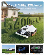 Load image into Gallery viewer, Mammotion LUBA 3 AWD 5000H Robot Lawn Mower with Garage, 1.25 Acres, 360° LiDAR+NetRTK+AI Vision, All-Wheel-Drive for 80% Slopes, 50 Multi-Zone Management, Cutting Height 2.2"-4.0"
