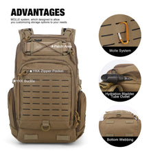 Load image into Gallery viewer, Mardingtop 30L Molle Military Backpack, Tactical Backpack for Men, Cordura Backpack for Hiking,Camping,Trekking
