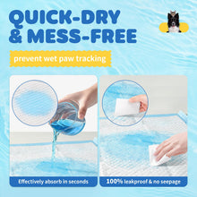 Load image into Gallery viewer, Powools 100-Pack X-Large Puppy Pads - 34'' x 28'' Pee Pads for Dogs Potty Training with Leak-Proof Quick-Dry Design, 6-Layer Wee Wee Pads for Dogs, Blue
