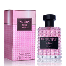 Load image into Gallery viewer, Valentine Nero for Women Eau De Parfum - Amber Floral Jasmine, Bourbon Vanilla &amp; Woods - Oriental-Floral Fragrance with a Modern Twist - Elegant 100ml Bottle Fragrance Packed in a Paper Box
