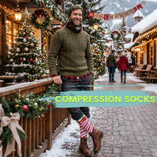 Load image into Gallery viewer, Iseasoo Copper Compression Socks 15-20 mmHg for Men &amp; Women 8 Pairs – Circulation Support for Nurses, Travel, Running, Hiking, Soccer（L/XL）
