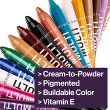 Load image into Gallery viewer, wet n wild Color Icon Cream Eyeliner Eyeshadow Multi-Stick, Moisturizing, Nourishing Velvety Cream-to-Powder Buildable &amp; Blendable Formula, Cruelty-Free &amp; Vegan - Royal Scam
