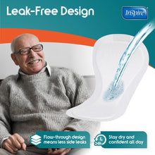 Load image into Gallery viewer, Inspire Ultra Absorbency Incontinence Booster Pads | Absorbs Over 4 Cups! | for Women or Men, Adhesive Strip Use in Incontinence Underwear and Diapers Leak-Free (22 Count)
