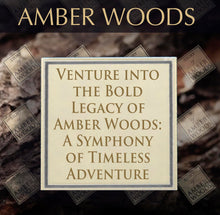 Load image into Gallery viewer, Prince Parfums Dubai - The Story of Amber Woods - 3.4 Ounces - Exquisite Men's Extrait de Parfum - Rich, Luxurious Scent of Amber, Cedar, Vetiver for the Modern Man - Depth, Warmth &amp; Mastery

