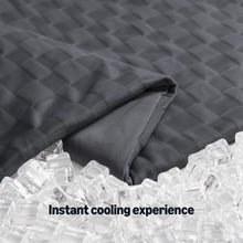 Load image into Gallery viewer, Amazon Basics Cooling Comforter, Soft Lightweight Waffle Weave Blanket for Hot Sleepers, Summer &amp; All Season Bedding to Keep Cool for Night Sweats, 106"x90", King, Dark Gray
