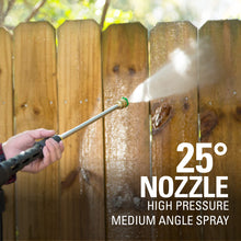Load image into Gallery viewer, Greenworks 2000 PSI (1.2 GPM) Electric Pressure Washer, Steel Wand, On-Board Soap Tank (25°, 40°, Soap, and Turbo Nozzle)
