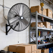 Load image into Gallery viewer, BILT HARD 9500 CFM 30 in. High Velocity Industrial Wall Fan, 3-Speed Wall Mount Oscillating Fan, Heavy Duty Air Circulator for Garage, Commercial, Warehouse, Factory, Workshops and Jobsites, 2 Pack
