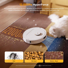 Load image into Gallery viewer, roborock Qrevo S5V Robot Vacuum and Mop, FlexiArm Edge Mopping, 12,000Pa Suction, Dual Zero-Tangle System, Smart Obstacle Avoidance, 10mm Mop Lifting, Auto Mop Washing &amp; Warm Air Drying, White
