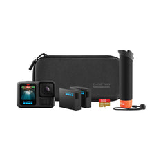 Load image into Gallery viewer, GoPro HERO13 Black Accessory Bundle - Includes The Handler, 2 Enduro Batteries, 2 Curved Adhesive Mounts, 64GB SanDisk MicroSD Card, and Carrying Case
