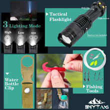 Load image into Gallery viewer, Survival Kits 37 in 1, Gifts for Men Dad Husband Christmas Valentine's Day, Emergency Survival Gear and Equipment, Camping Hiking Outdoor Adventure Cool Gadgets

