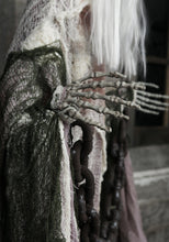 Load image into Gallery viewer, Fun Costumes 6FT Standing Animatronics Ghoul Outdoor &amp; Indoor Decoration, Battery Operated Light-Up Eyes Scary Music and Sounds Display Decor
