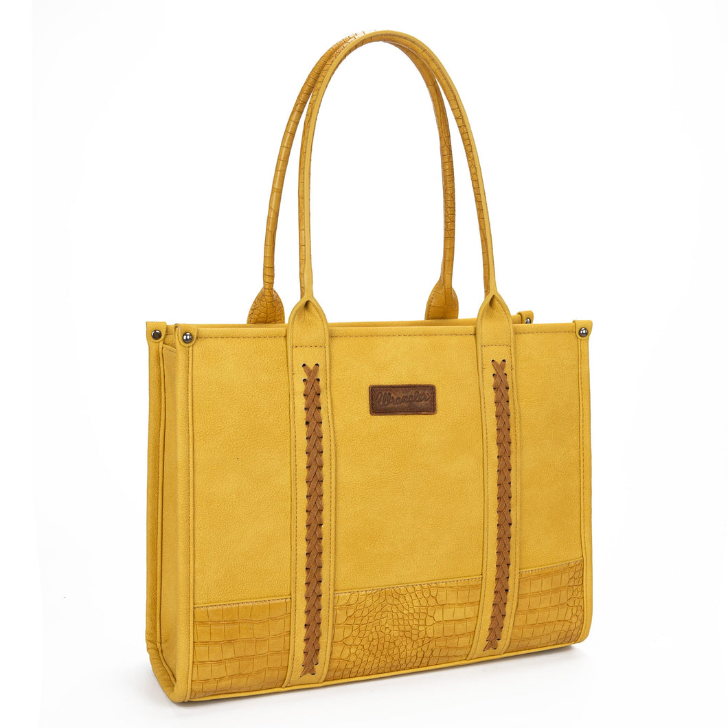 Montana West × Wrangler Tote Handbag for Women Top Handle Large Work Tote Bag WG102G-8119MST