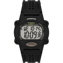 Load image into Gallery viewer, Timex Men's Expedition Digital CAT 39mm Watch – Black Case with Black Fabric &amp; Leather Strap
