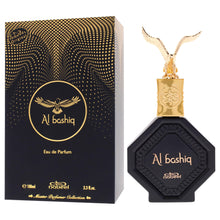 Load image into Gallery viewer, Nabeel Master Perfumer Collection - Al Bashiq for Unisex - Arabian Perfume for Women &amp; Men - Fragrance with Leather, Incense, Saffron, Lavender Scent - Arabic Cologne - Travel Size - 3.3 oz EDP Spray
