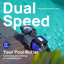 Load image into Gallery viewer, Aquastrong In/Above Ground Pool Pump High Flow Self Primming Swimming Pool Pump,Deep Blue
