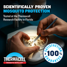 Load image into Gallery viewer, Thermacell E-ZoneGuard Patio Max Rechargeable Mosquito Repeller with 20-Foot Zone of Scientifically Proven Outdoor Protection; 12-Hr Battery; 36-Hr Refill; Bug Spray Alternative; Fast Charging Dock
