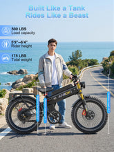 Load image into Gallery viewer, ANIIOKI 6000/7000W Dual Motor Electric Bike,46MPH 300Miles Long Range eBike,60/72V 70Ah/80Ah Battery,7-Speed,26×4.8" Fat Tire Electric Bicycles,A9 Pro Max
