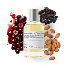 Load image into Gallery viewer, Twist - Paradise No. 19 - Eau De Parfum Inspired by T. Ford Lost Cherry, Long-Lasting Perfume for Women &amp; Men, Paraben Free, Vegan, Clean Ingredients, Unisex Fragrance - Spray 100 ml | 3.4 fl. oz.
