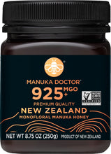 Load image into Gallery viewer, MANUKA DOCTOR - MGO 925+ Manuka Honey Monofloral, 100% Pure New Zealand Honey. Certified. Guaranteed. RAW. Non-GMO (8.75 oz)

