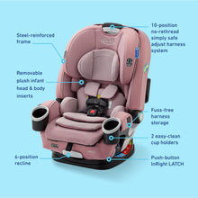 Load image into Gallery viewer, Graco 4Ever DLX 4 in 1 Car Seat | Infant to Toddler Car Seat, Maven, Adaptable for 10 Years of Use, Size: 20x21.5x24 Inch
